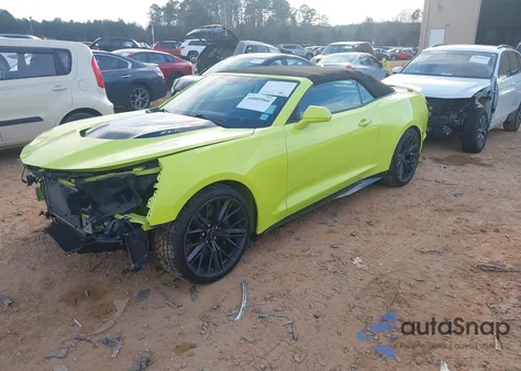 2020 Chevrolet Camaro Rwd Zl1 из США, поврежденный, VIN 1G1FJ3D64L0107265